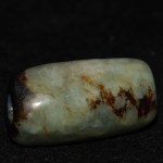 Antike Celadon Jade Perle vermtl Han Dynastie